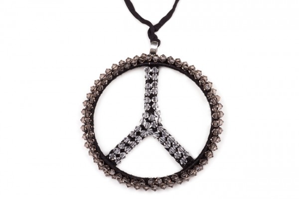 Kette PEACE Schwarz