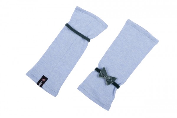 Strickstulpen Linus hellblau