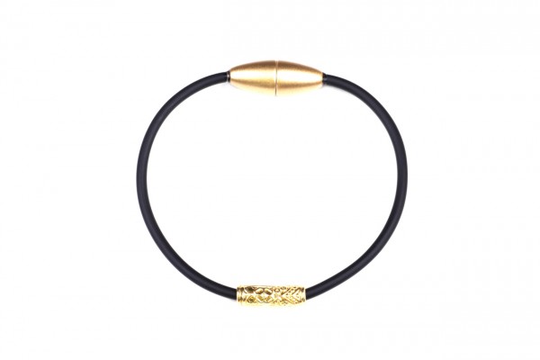 Armband Ornament Schwarz / Gold