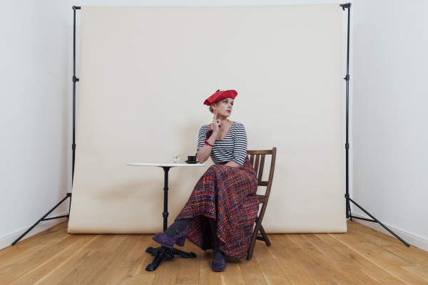 Lieblingsstükke -Weitschwingender Bouclé-Rock – handgenäht in Deutschland