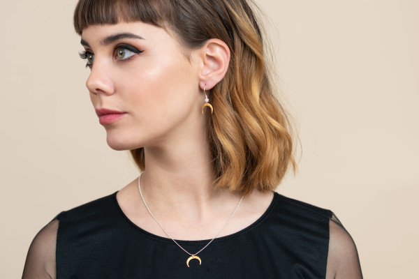 Lieblingsstükke - Kette Moon - außergewöhnlicher nachhaltiger Schmuck