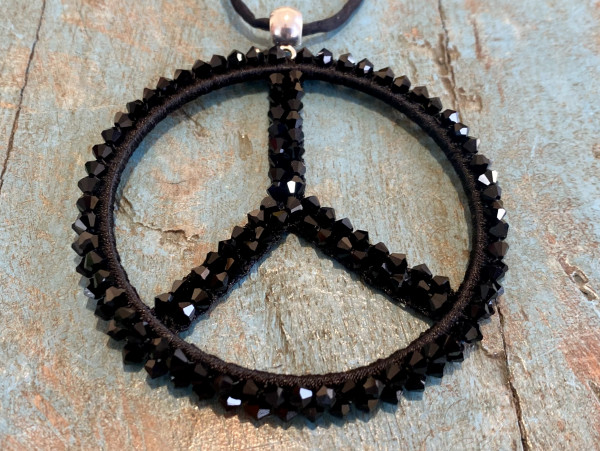 Kette PEACE Schwarz