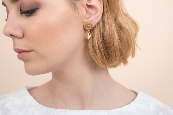 LIEBlingsSTÜKKE Ohrring Liebe - außergewöhnlicher nachhaltiger Schmuck