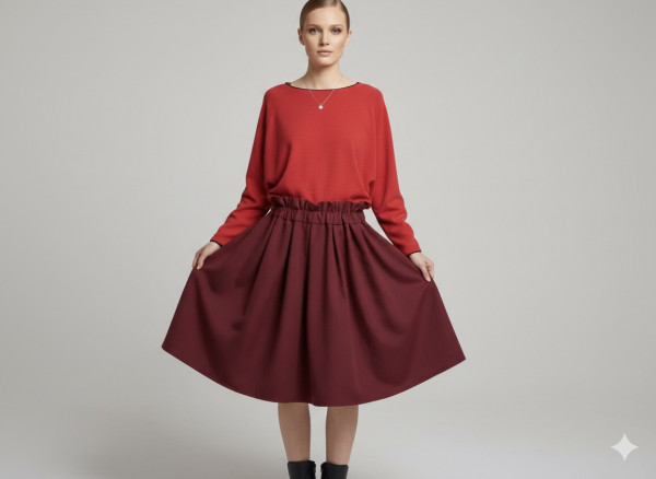 Jerseyrock Lana bordeaux