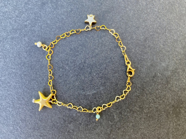 LIEBlingsSTÜKKE - Armband Stern gold - außergewöhnliche Accessoires