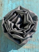 Vorschau: Haarklammer Seidenrose Pongeé Grau Vorschau: Haarklammer Seidenrose Pongeé Grau