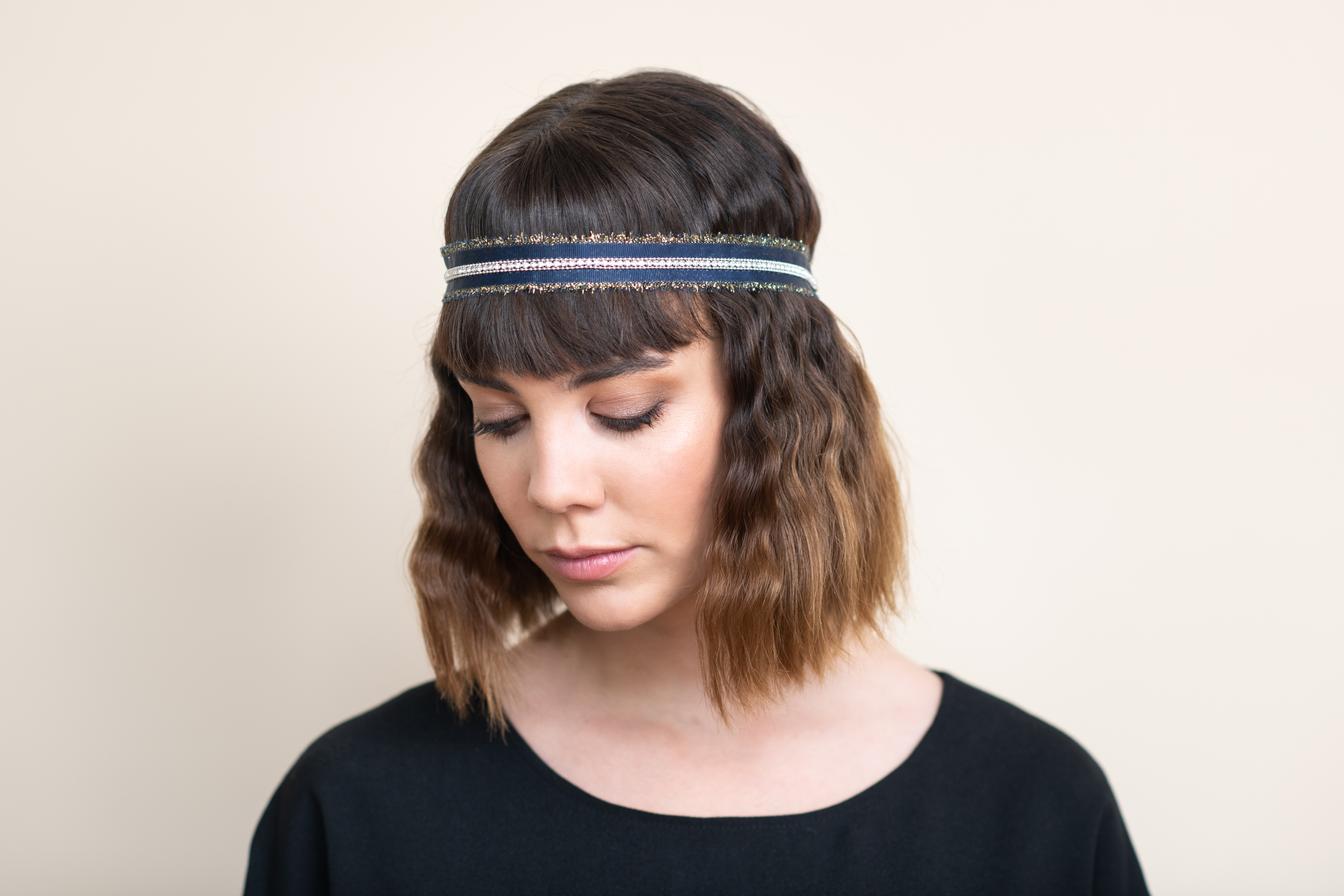 Damen Stirnband Mit Kristall-Strass – Elegantes Haarband Im Retro-Look Für Hochzeit & Party