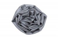 Vorschau: Haarklammer Seidenrose Pongeé Grau Vorschau: Haarklammer Seidenrose Pongeé Grau