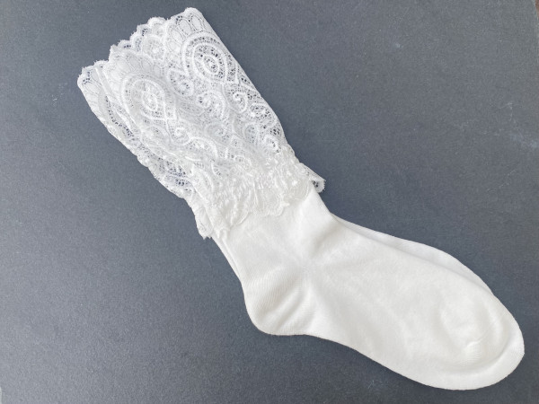 LIEBlingsSTÜKKE - Strümpfe weiß Spitze