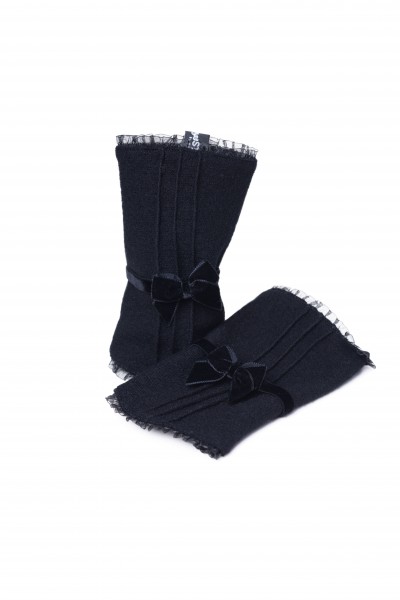 Walkstulpen Biese schwarz