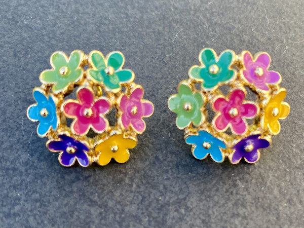LIEBlingsSTÜKKE - Ohrringe Strauss- außergewöhnlicher nachhaltiger Schmuck